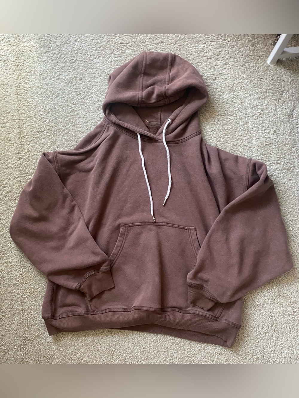 Free People FP Movement Final Call Hoodie Sweatshirt Brown Medium - Picture 5 of 11